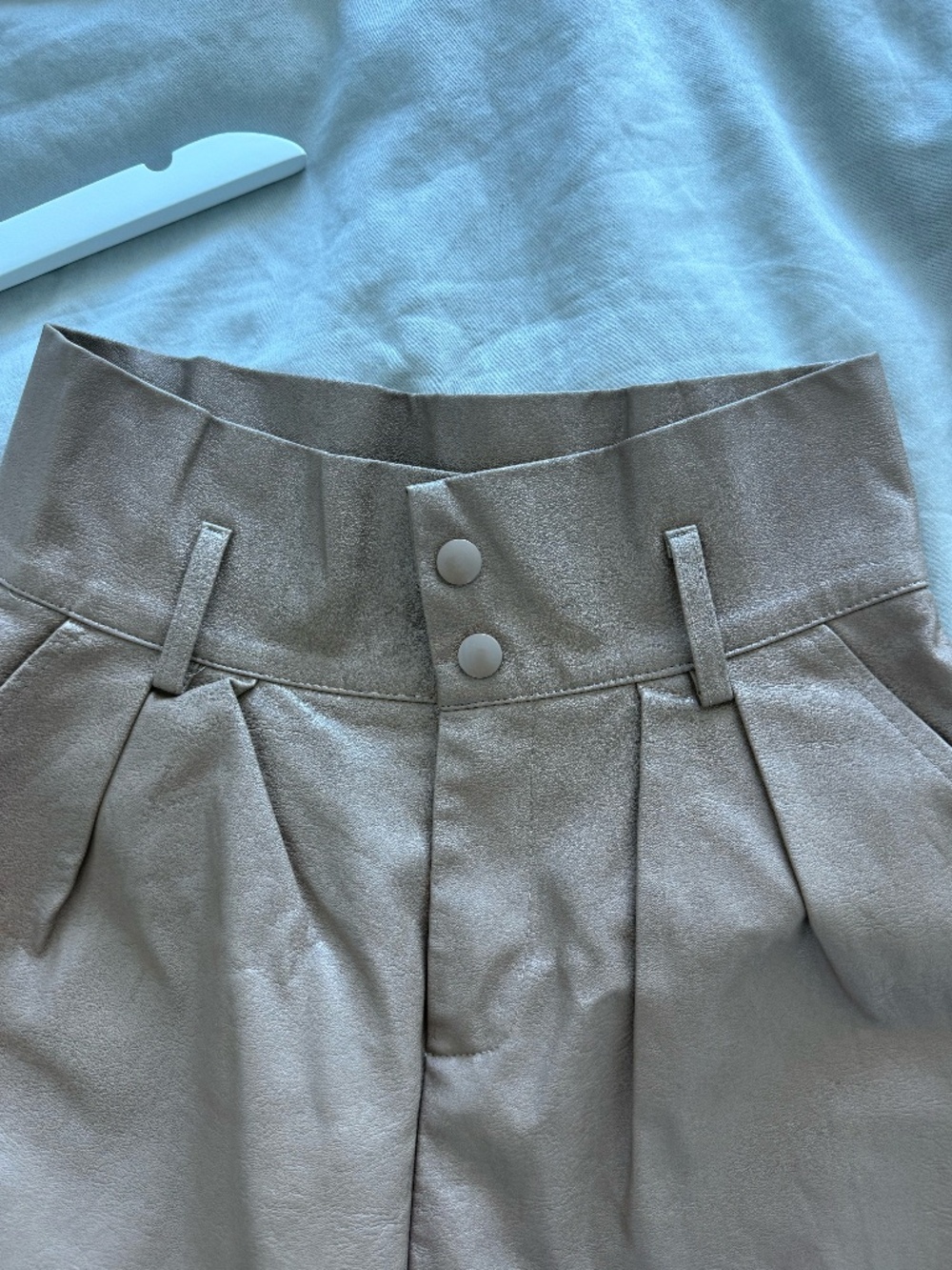 Faux Leather Shorts